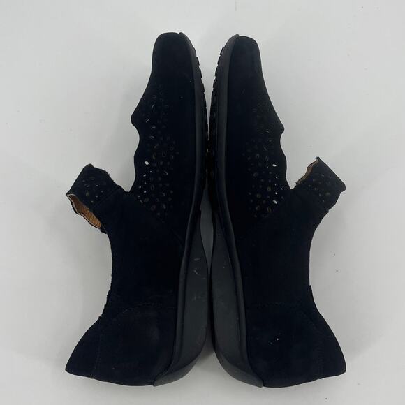 Mobil's Mephisto Mary Jane Orthopedic Nubuck Womens Shoes Sz 8.5 Black France - Picture 7 of 11